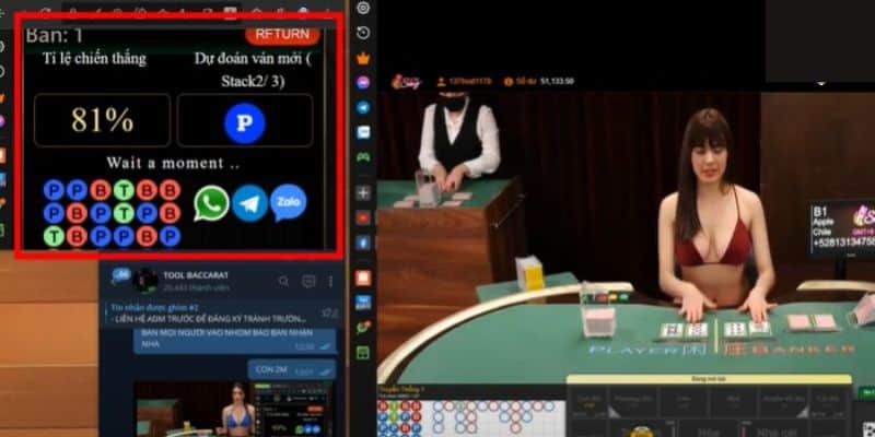 Phần mềm Hack Baccarat 4.0 vô cùng tiện lợi cho người dùng